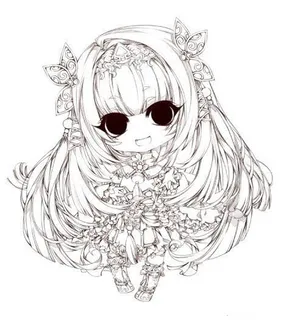 Q版图画女 Q版图画女