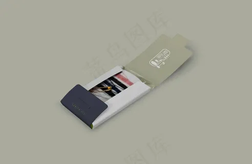 高端民宿酒店品牌VI智能贴图样机PSD设计模板