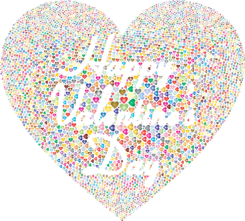 卡通简笔情人节爱心