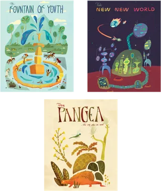 旅游景点海报素材