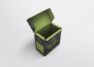 高端品牌茶叶包装盒纸袋智能贴图样机产品效果图展示PSD素材模板