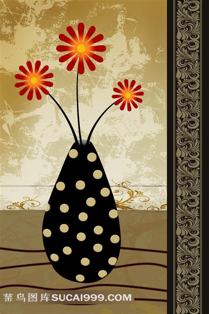 花朵绘画装饰素材