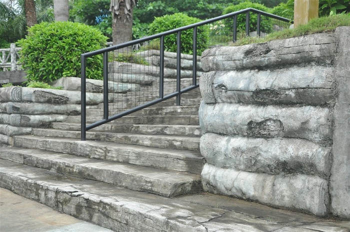游乐园台阶建筑景点