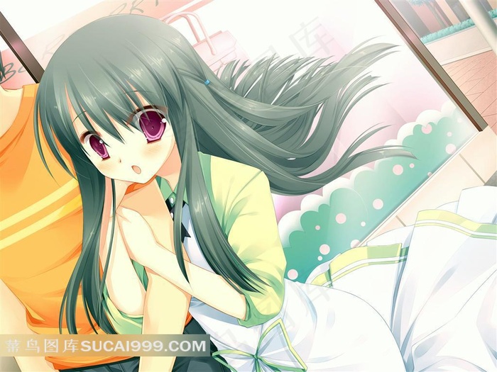 踢马狂想曲可爱少女插画