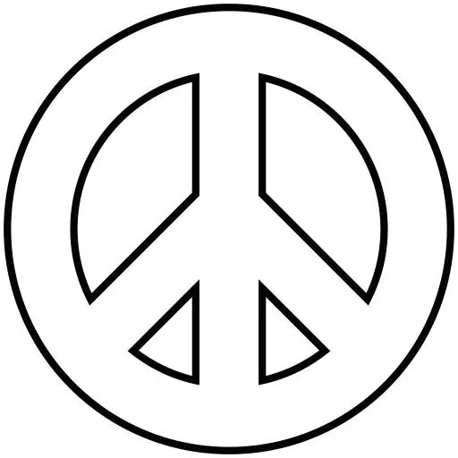 和平符号 PNG免抠(2400x2400)