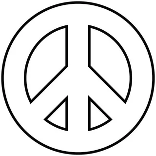 和平符号 PNG免抠