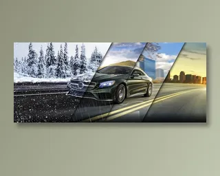 在公路上行驶的汽车