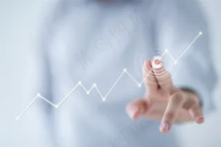 企业发展业绩提升高清概念图