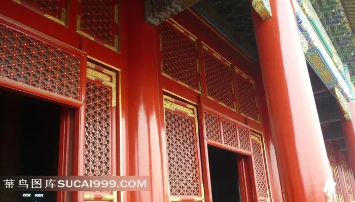 中国传统知名建筑 木雕刻