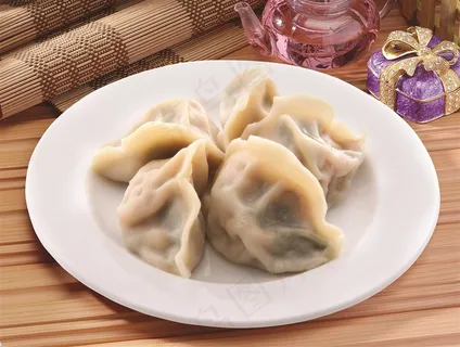 饺子摆盘美食图片 饺子摆盘美食图片