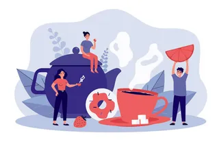 扁平化人物场景办公互联网等距ai矢量设计网页海报UI素材插画