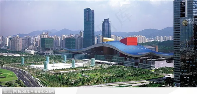 深圳·市民中心远眺图 深圳·市民中心远眺图