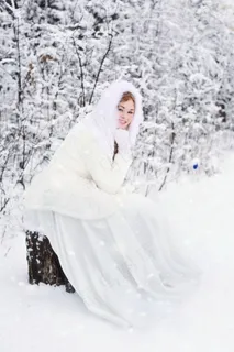 冬季冰雪世界美女图片 冬季冰雪世界美女图片