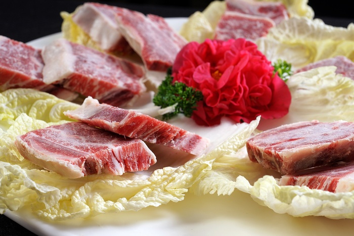 火锅店配菜肉类荤类美食肉类