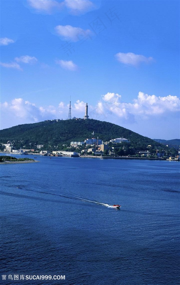 高清大海蓝天风景图片