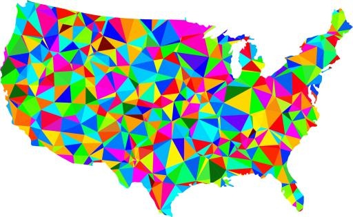 美国地图 PNG免抠(2356x1450)