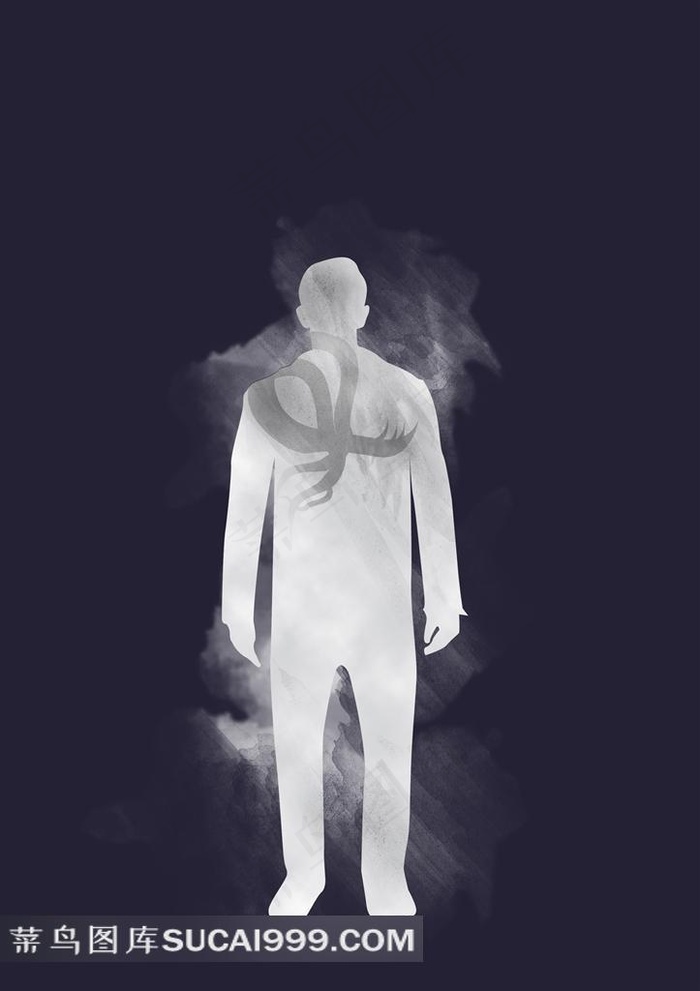 透明人电影迷雾海报