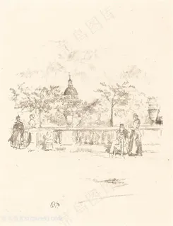 惠斯勒素描公园美景 惠斯勒素描公园美景