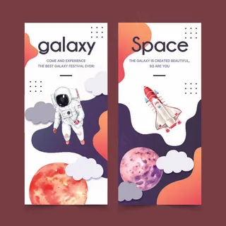 太空宇航员插画