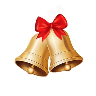 圣诞铃铛装饰元素插画免抠
