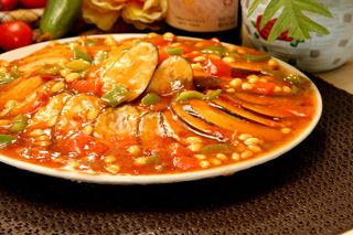 08  蒜茸茄子--老四川美食城