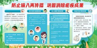 防止输入再传播巩固消除疟疾成果宣传栏