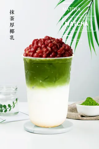 抹茶厚椰乳