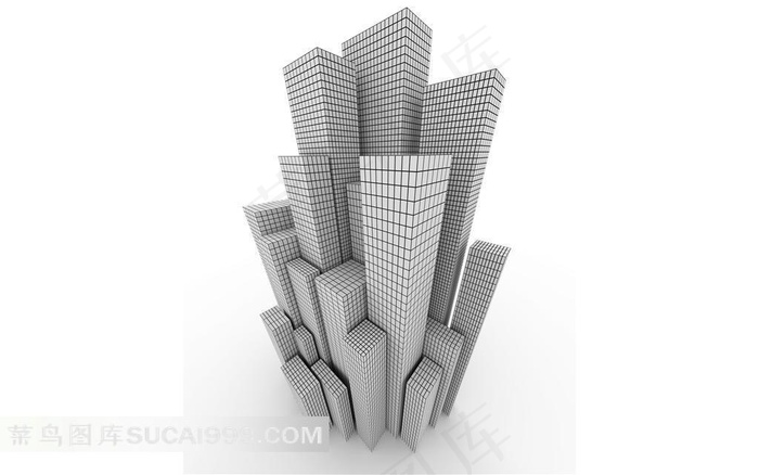 3D大厦素材