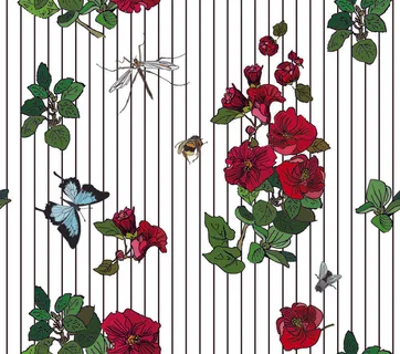 花卉唯美手绘花朵面料纹理手机壳布料面料印花服装矢量图案素材