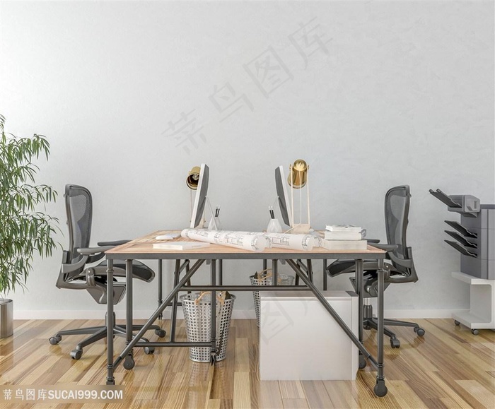 私人工作室软装效果图高清