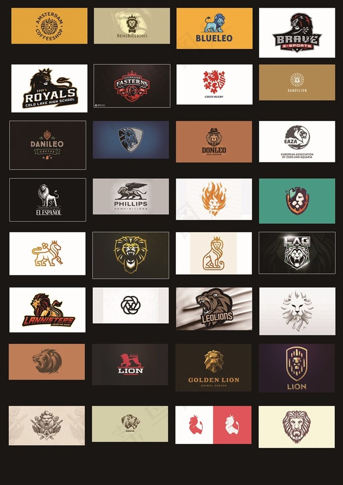 Logo狮子素材一