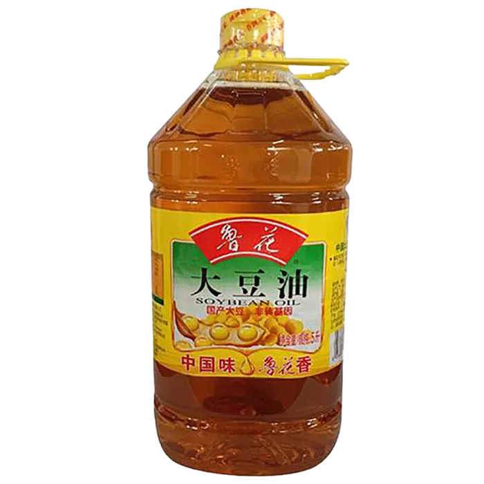 鲁花大豆油5升超市商品白底图免抠实物摄影png格式图片透明底