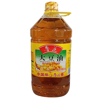 鲁花大豆油5升超市商品白底图免抠实物摄影png格式图片透明底