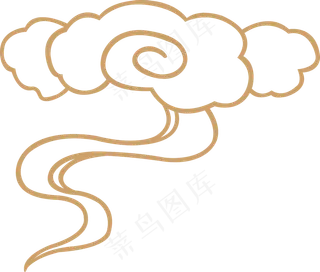 中式传统祥云中国风古典水纹吉祥图案