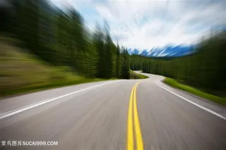 美丽的公路风景