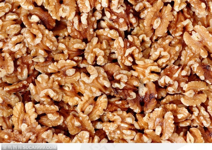 食物背景-核桃仁