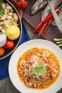 海鲜沙茶面图片