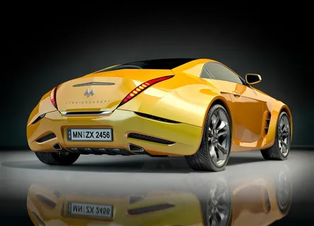 黄色玛莎拉蒂跑车高清摄影图片车图片