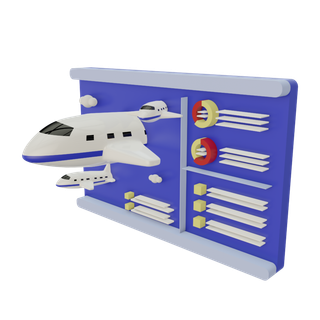 飞机旅游地图行程机票旅行模型免扣元素