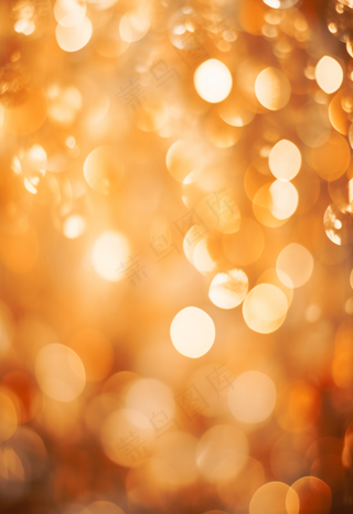 金色橙色装饰灯光晕光芒闪光背景