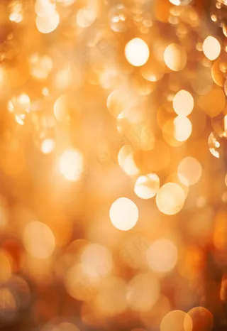 金色橙色装饰灯光晕光芒闪光背景