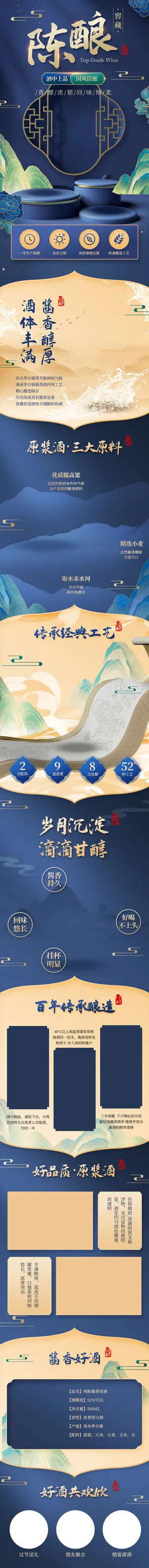 酒电商详情页模板