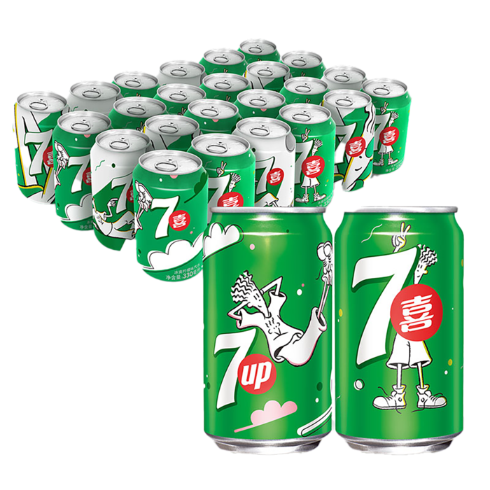 七喜 (8)超市商品白底图免抠实物摄影png格式图片透明底