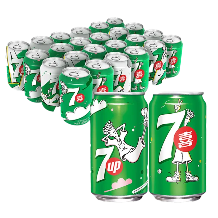 七喜 (8)超市商品白底图免抠实物摄影png格式图片透明底