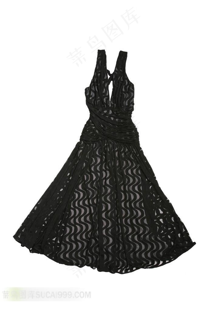 黑色蕾丝吊带裙