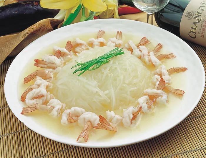 0806C-210萝卜丝煮虾球