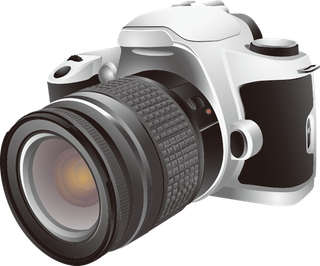 相机卡通器械素材白色单反