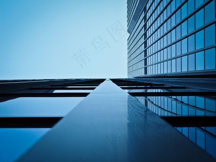 蓝色现代建筑图片 蓝色现代建筑图片