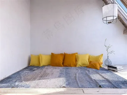 时尚黄色抱枕高清图片 时尚黄色抱枕高清图片