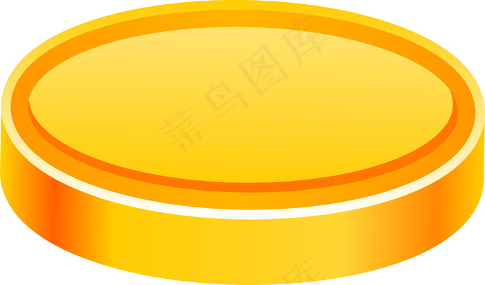 黄金硬币卡通图片